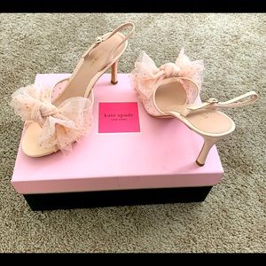 Kate Spade Pink Bow Heels